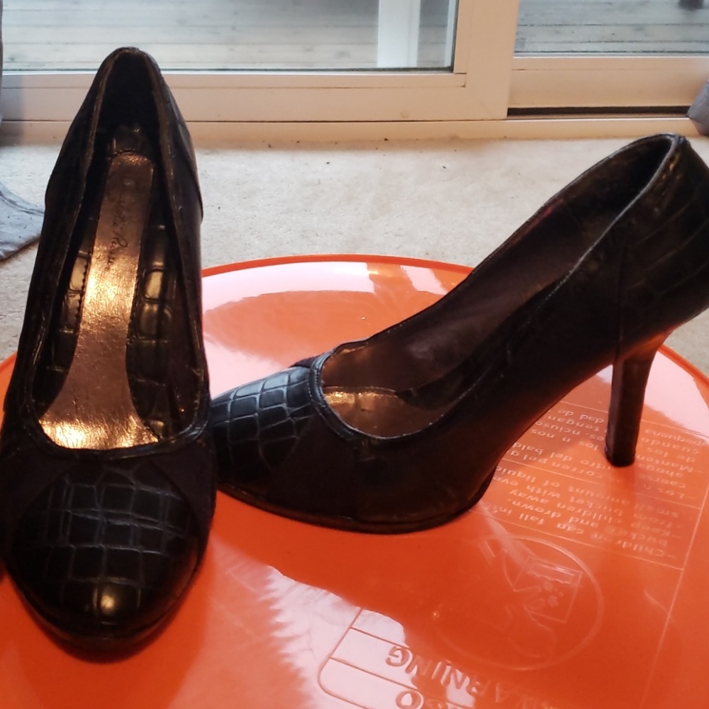 Black high heels